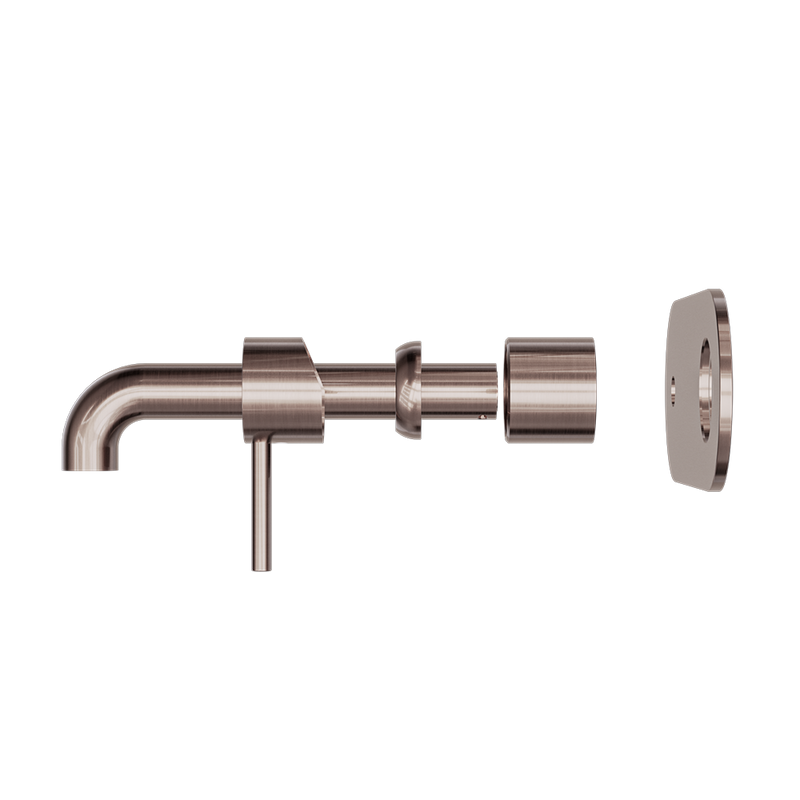 Zen SS316L Wall Basin/Bath Mixer 230mm Spout Trim Kits Only Brushed Bronze