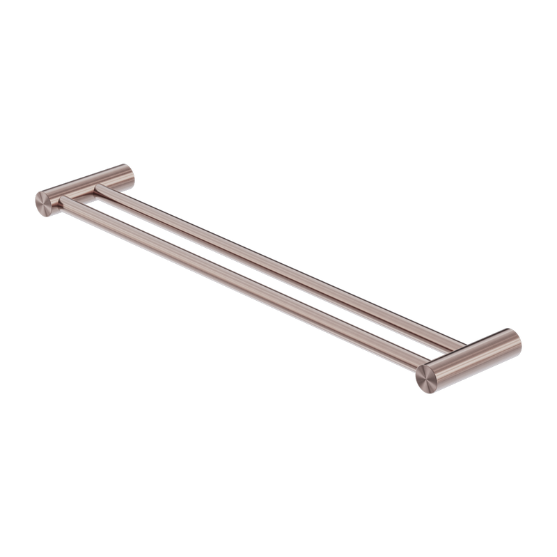 Zen SS316L Double Towel Rail 600mm Brushed Bronze