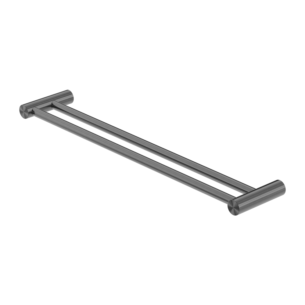 Zen Ss316l Double Towel Rail 800mm Graphite 