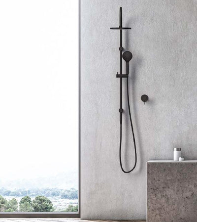 Nero Mecca Twin Shower With Air Shower Matte Black - Sydney Home Centre