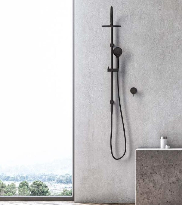 Nero Mecca Twin Shower With Air Shower Matte Black