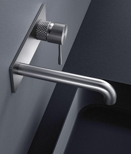 Nero Opal Wall Basin / Bath Mixer Graphite - Sydney Home Centre