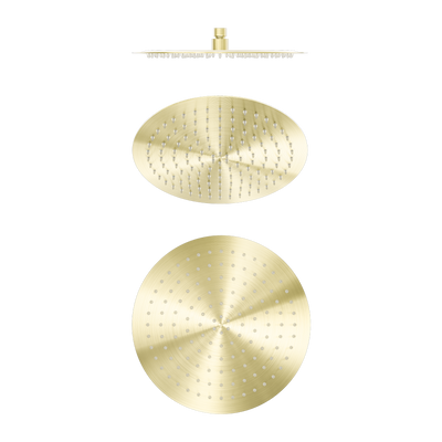 Zen SS316L 300mm Round Shower Head Brushed Gold