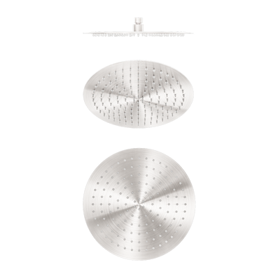 Zen SS316L 300mm Round Shower Head Brushed Nickel