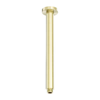 Zen SS316L Round Ceiling Arm 300mm Length Brushed Gold