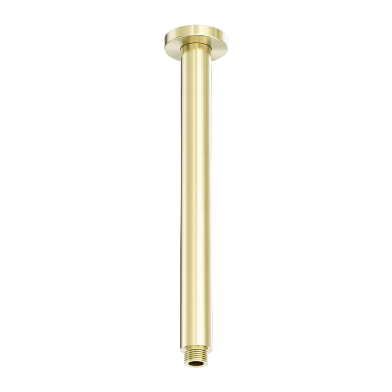 Zen SS316L Round Ceiling Arm 300mm Length Brushed Gold