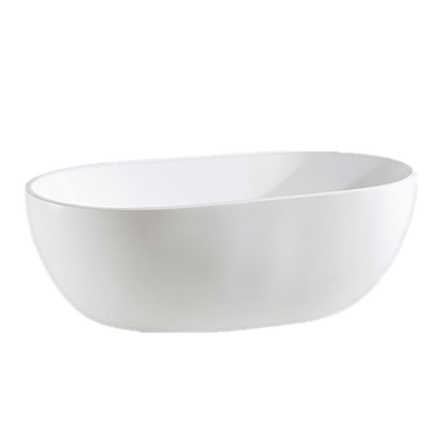 Poseidon Olivia Free Standing 1530mm Gloss White Bathtub - Sydney Home Centre