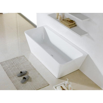 Poseidon Avis Back To Wall 1700mm Bathtub Non Overflow - Sydney Home Centre