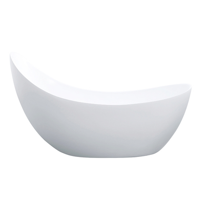 Poseidon Posh Free Standing 1680mm Matte White Bathtub - Sydney Home Centre