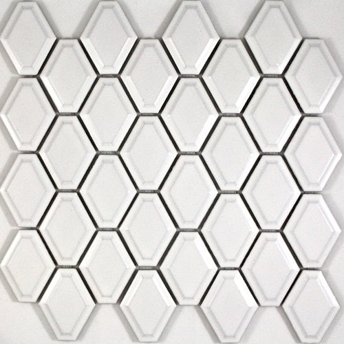 White Matte External Porcelain Glazed Honeycomb - Sydney Home Centre