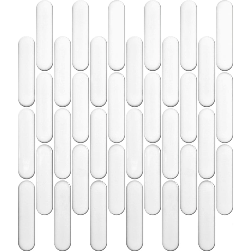 White Gloss Round Head Finger Glazed - Sydney Home Centre