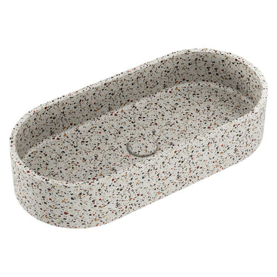 Fienza Jada Pill Concrete Above Counter Basin Terrazzo - Sydney Home Centre