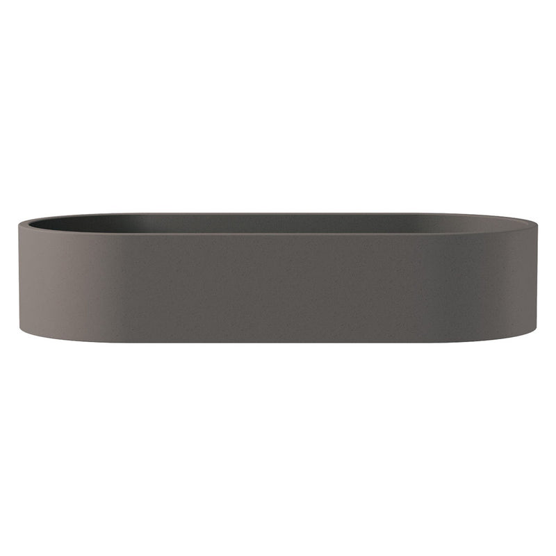 Fienza Jada Pill Concrete Above Counter Basin Warm Grey - Sydney Home Centre