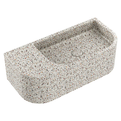 Fienza Blanca Concrete Wall Basin Terrazzo - Sydney Home Centre