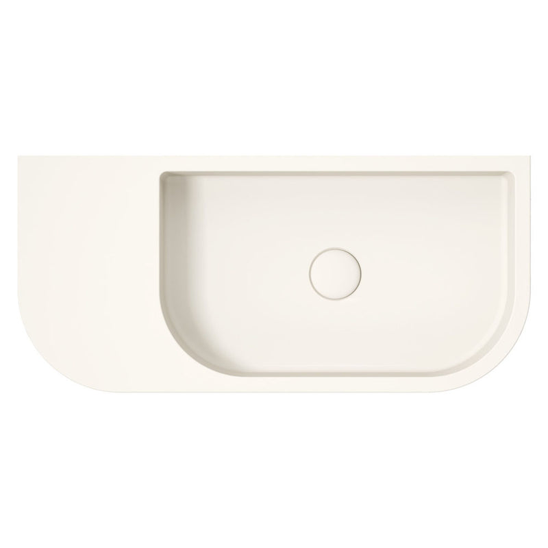 Fienza Blanca Concrete Wall Basin Warm White - Sydney Home Centre