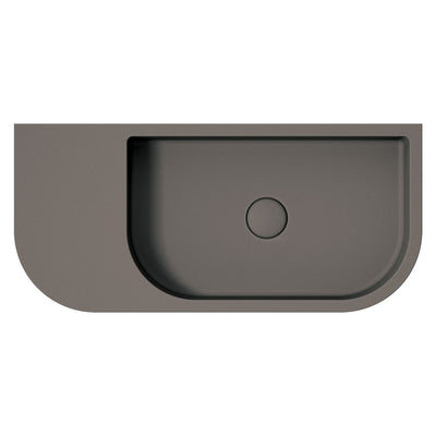 Fienza Blanca Concrete Wall Basin Warm Grey - Sydney Home Centre