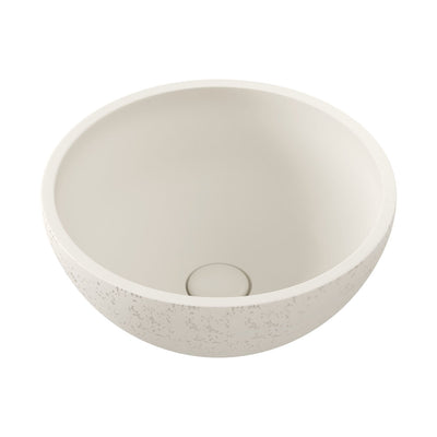 Fienza Alba Round Concrete Above Counter Basin Warm White - Sydney Home Centre