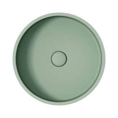 Fienza Jada Round Concrete Above Counter Basin Sage - Sydney Home Centre