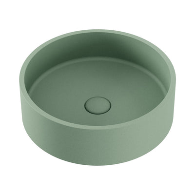 Fienza Jada Round Concrete Above Counter Basin Sage - Sydney Home Centre