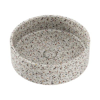 Fienza Jada Round Concrete Above Counter Basin Terrazzo - Sydney Home Centre