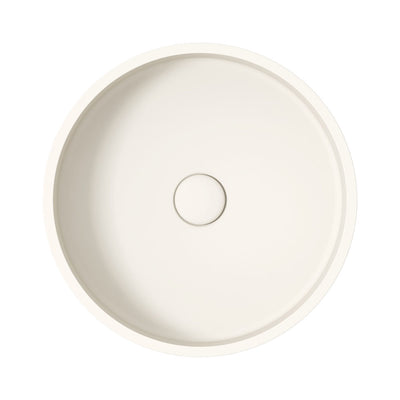 Fienza Jada Round Concrete Above Counter Basin Warm White - Sydney Home Centre