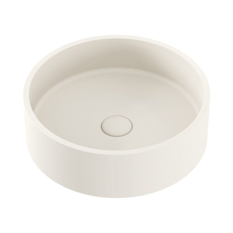 Fienza Jada Round Concrete Above Counter Basin Warm White - Sydney Home Centre