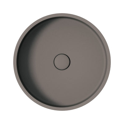 Fienza Jada Round Concrete Above Counter Basin Warm Grey - Sydney Home Centre