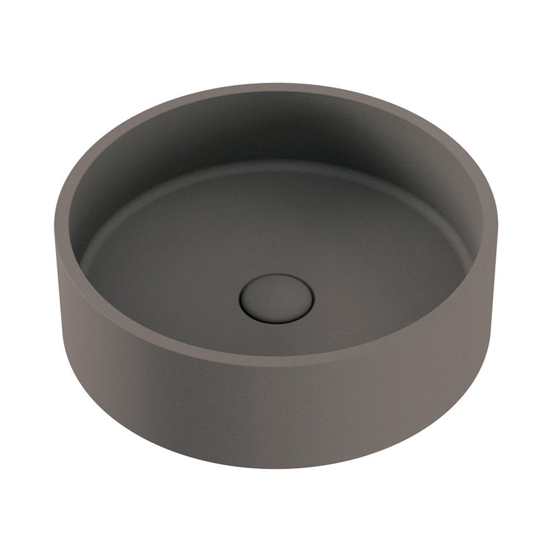 Fienza Jada Round Concrete Above Counter Basin Warm Grey - Sydney Home Centre