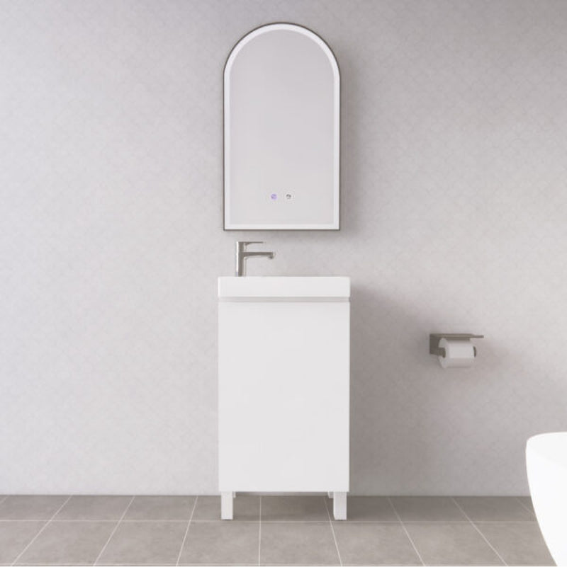 Riva 450mm Mini Gloss White Freestanding Vanity - Sydney Home Centre