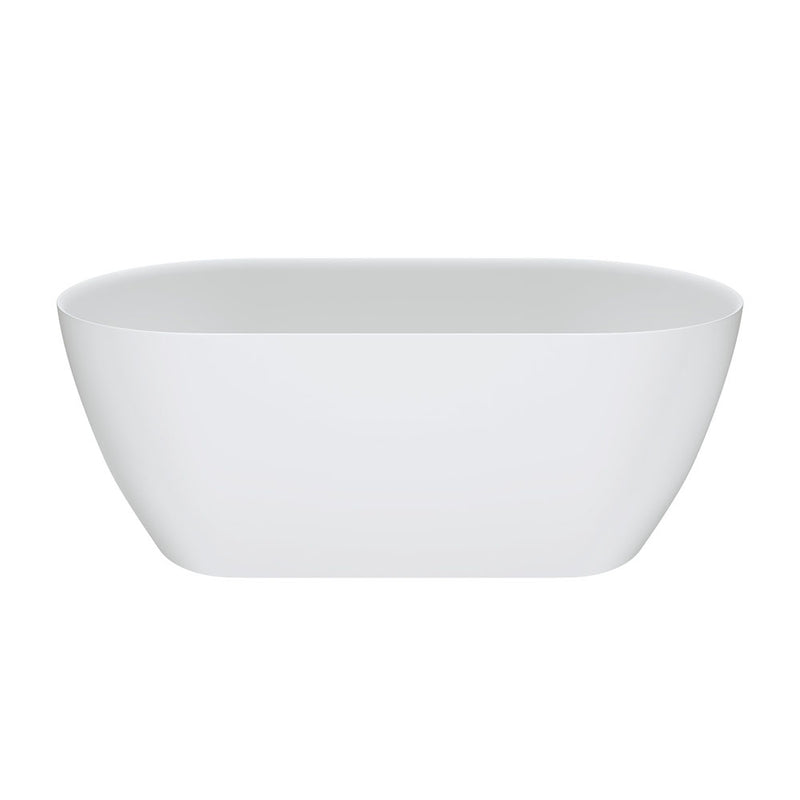 Fienza Kaya 1500mm Solid Surface Bath Matte White - Sydney Home Centre