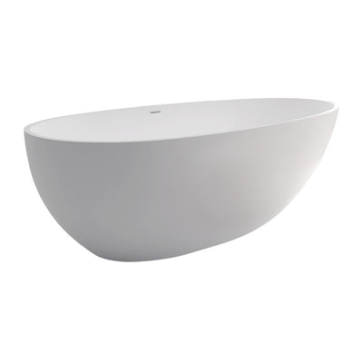 Fienza Bahama Solid Surface Bath 1500mm Matte White - Sydney Home Centre