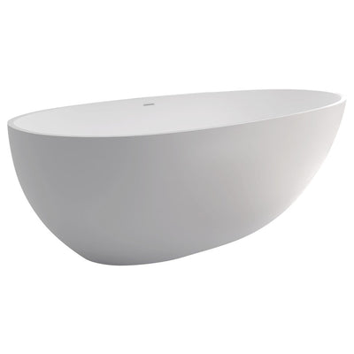 Fienza Bahama Solid Surface Bath 1685mm Matte White - Sydney Home Centre