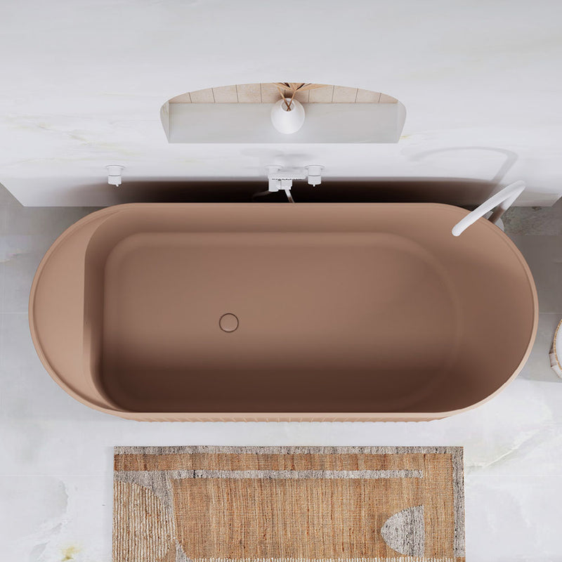 Fienza Minka Solid Surface Bath 1700mm Dusk - Sydney Home Centre