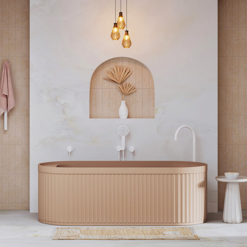 Fienza Minka Solid Surface Bath 1700mm Dusk - Sydney Home Centre