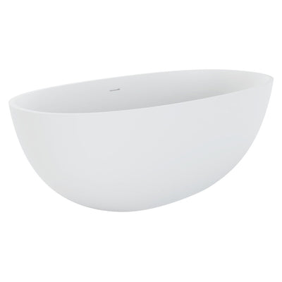 Fienza Sasso Solid Surface Bath 1650mm Matte White - Sydney Home Centre