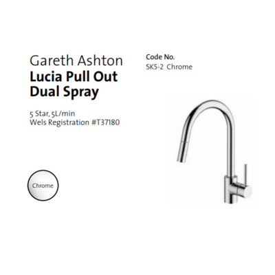 Gareth Ashton Lucia Pull Out Spray Kitchen Mixer