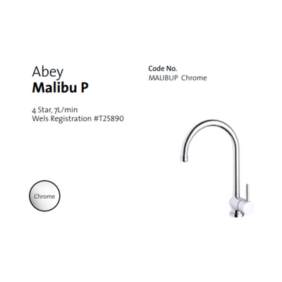 Gareth Ashton MALIBUP Gooseneck Sink Mixer Chrome