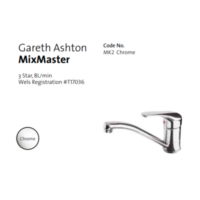 Gareth Ashton MixMaster Sink Mixer 40mm Chrome