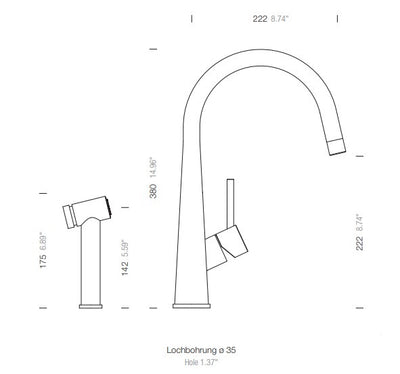 Alfresco Conos Pro Stainless Steel Mixer