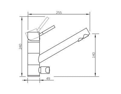 Puretec Tripla T1 Triple Action Mixer Tap Chrome