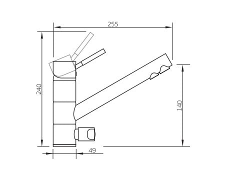 Puretec Tripla T1 Triple Action Mixer Tap Chrome