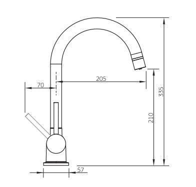 Puretec Tripla T4 Triple Action Mixer Tap Chrome