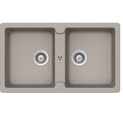 Schock Typos Double Bowl Sink NTH Concrete