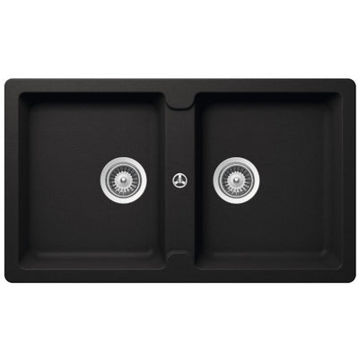 Schock Typos Double Bowl Sink NTH Nero