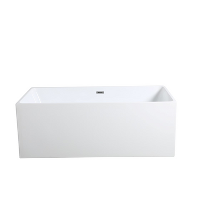 Poseidon Theo Back To Wall 1690mm Bathtub With Overflow - Sydney Home Centre