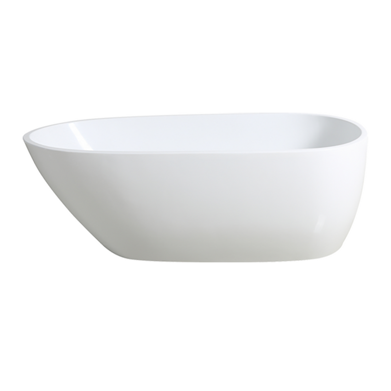 Poseidon Veda Free Standing 1690mm Matte White Bathtub - Sydney Home Centre