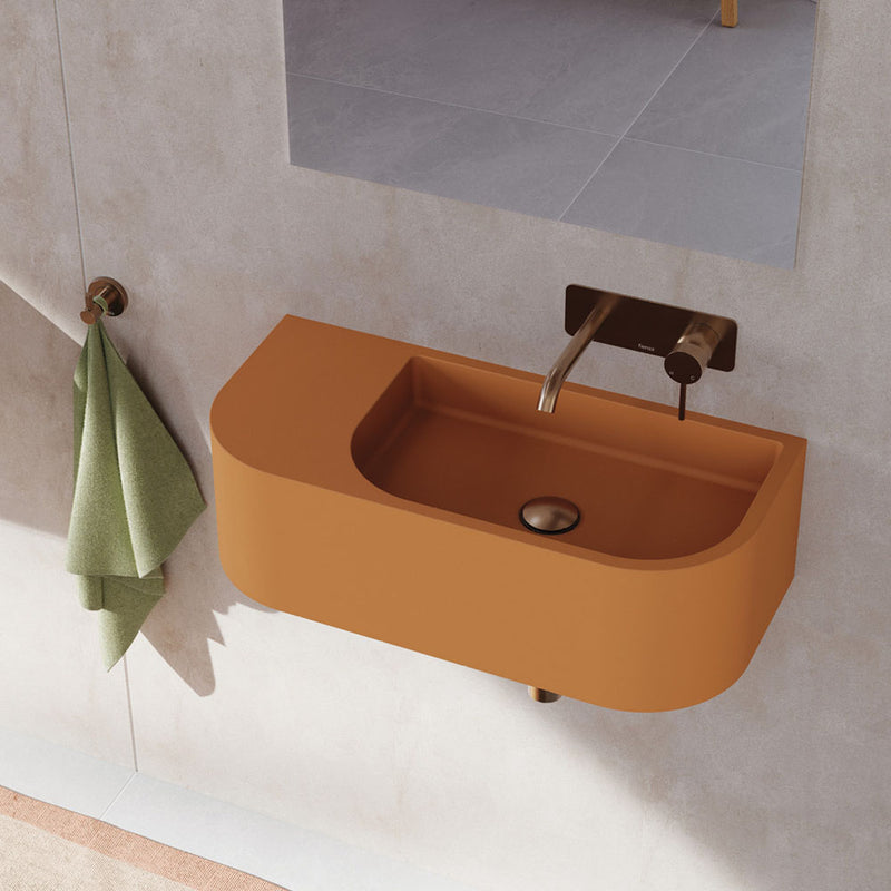 Fienza Universal Pop-Up/ Pull-Out Basin Waste Brushed Copper - Sydney Home Centre
