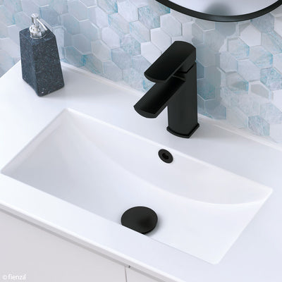 Fienza Universal Pop-Up/ Pull-Out Basin Waste Matte Black - Sydney Home Centre