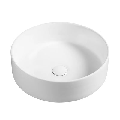 AquaBrite Art Counter Top Basin 355mm Matte White - Sydney Home Centre