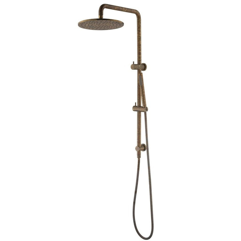 Bella Vista Mica LVB Dual Rail Shower Living Brass - Sydney Home Centre